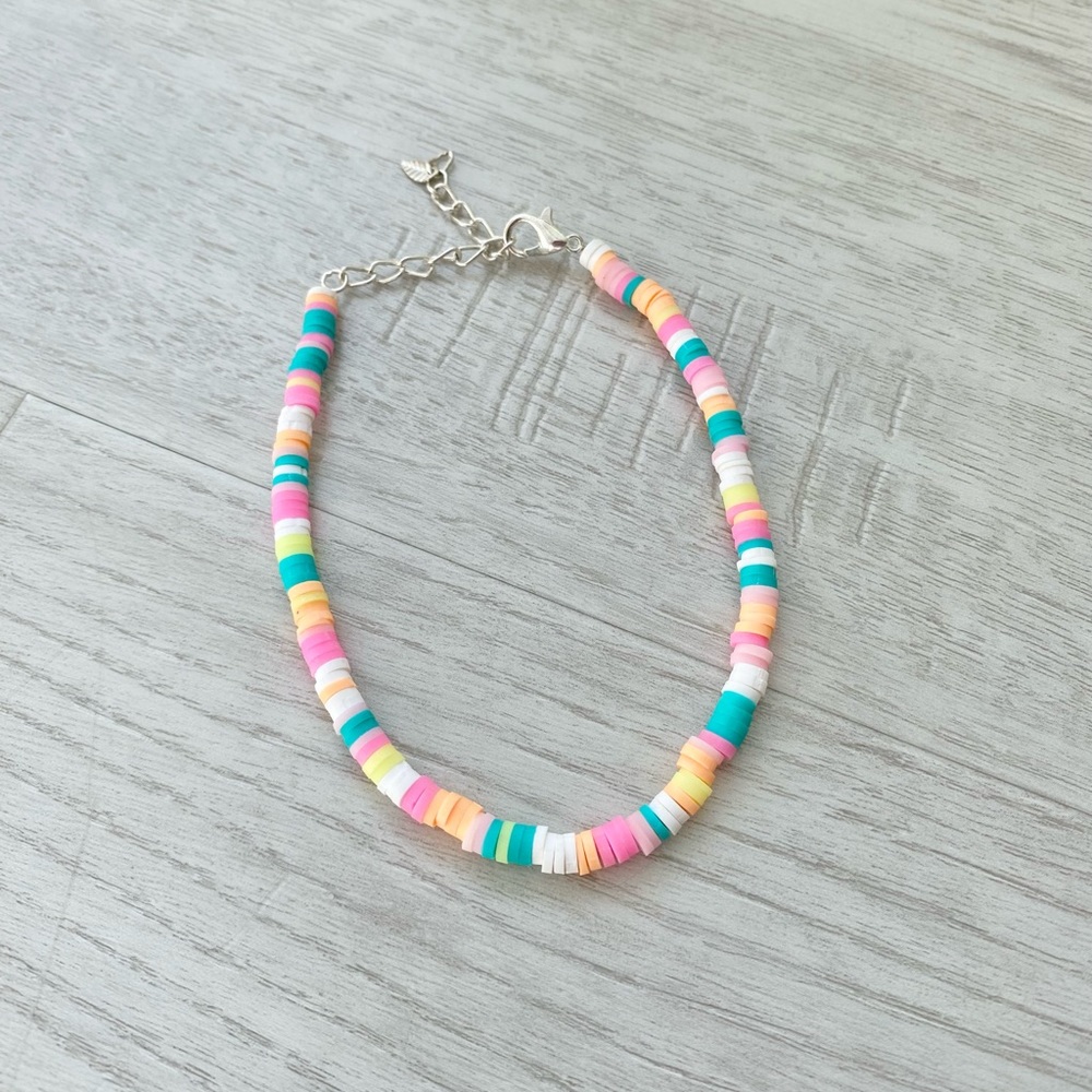 5/$15 Colourful beaded anklet